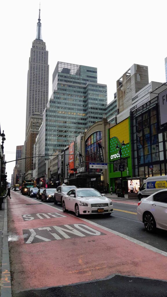 Vista del Empire State Building desde la calle 34