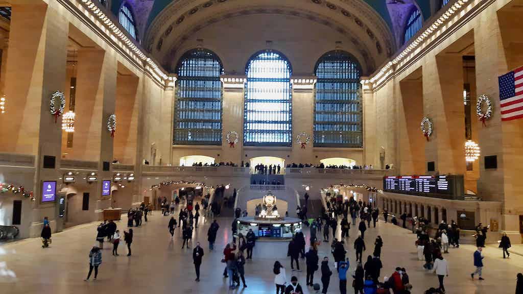 Interior de la estación central de Nueva York