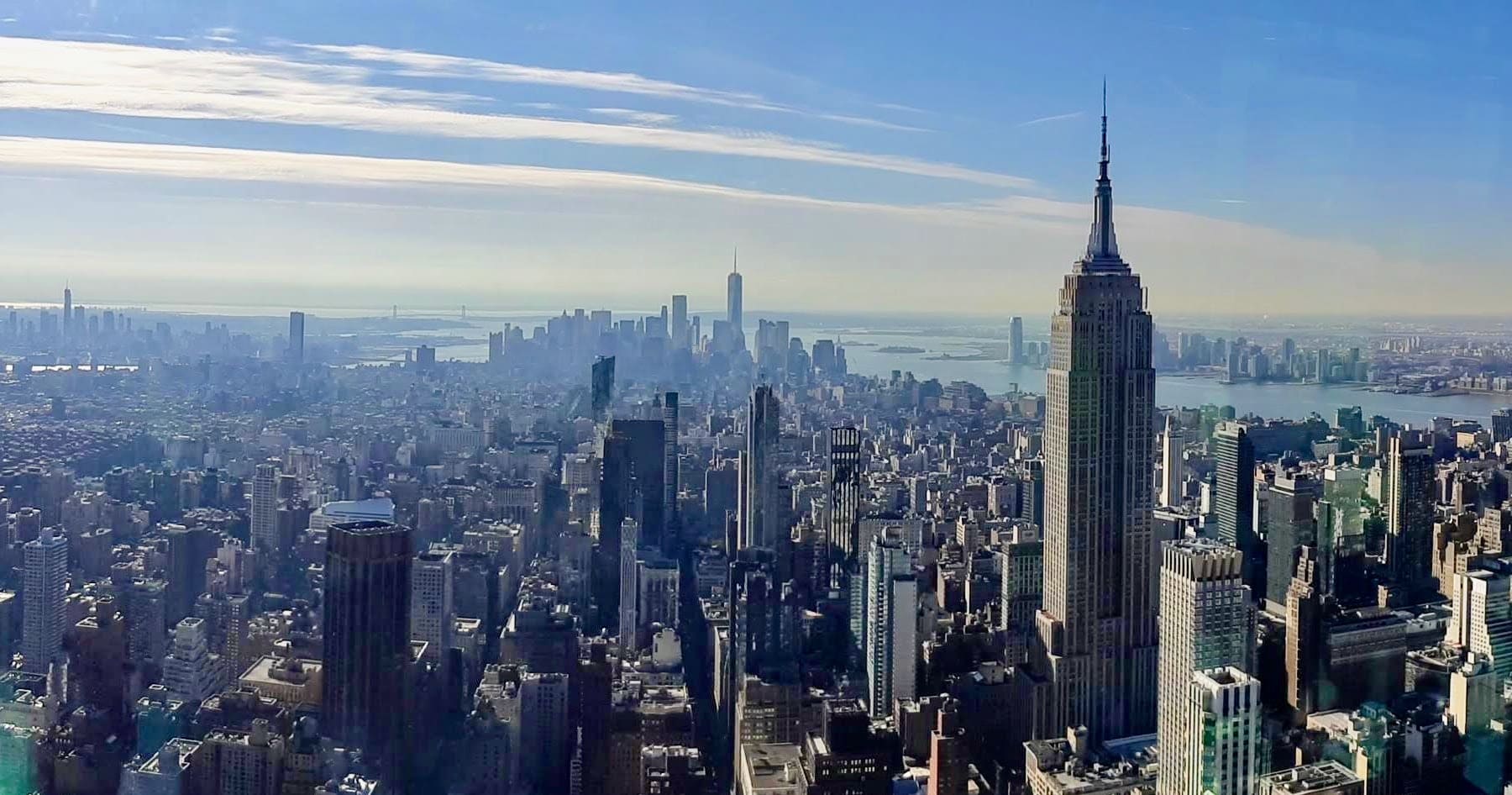 Panorámica de Manhattan desde el mirador The Summit