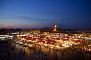 Marrakech por la noche