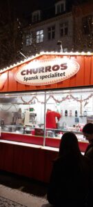 Puesto de churros en Copenhague