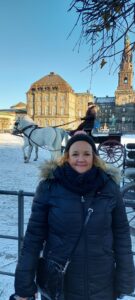 Irene frente a Christiansborg