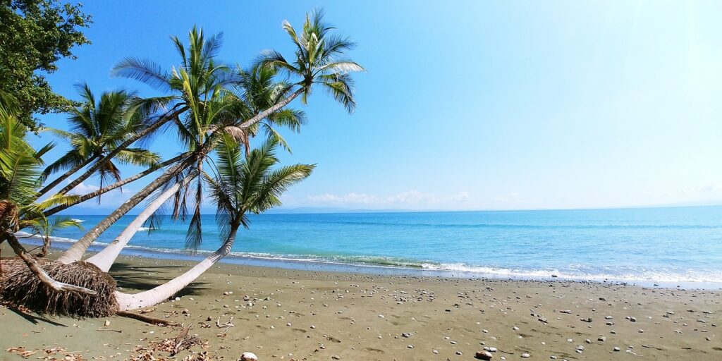 Playa del Caribe en Costa Rica