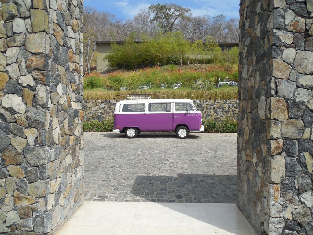 Mini bus en Costa Rica