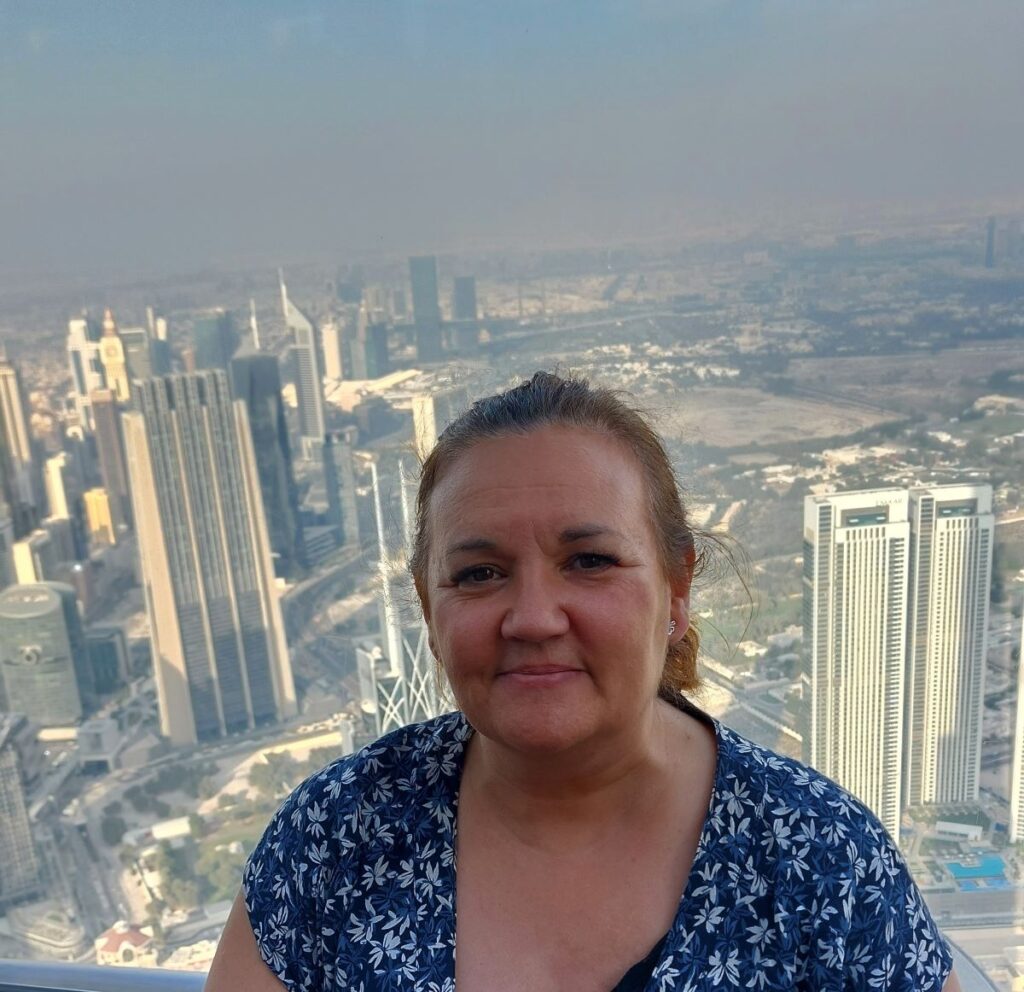 Irene Avila, agente de viajes en Dubai
