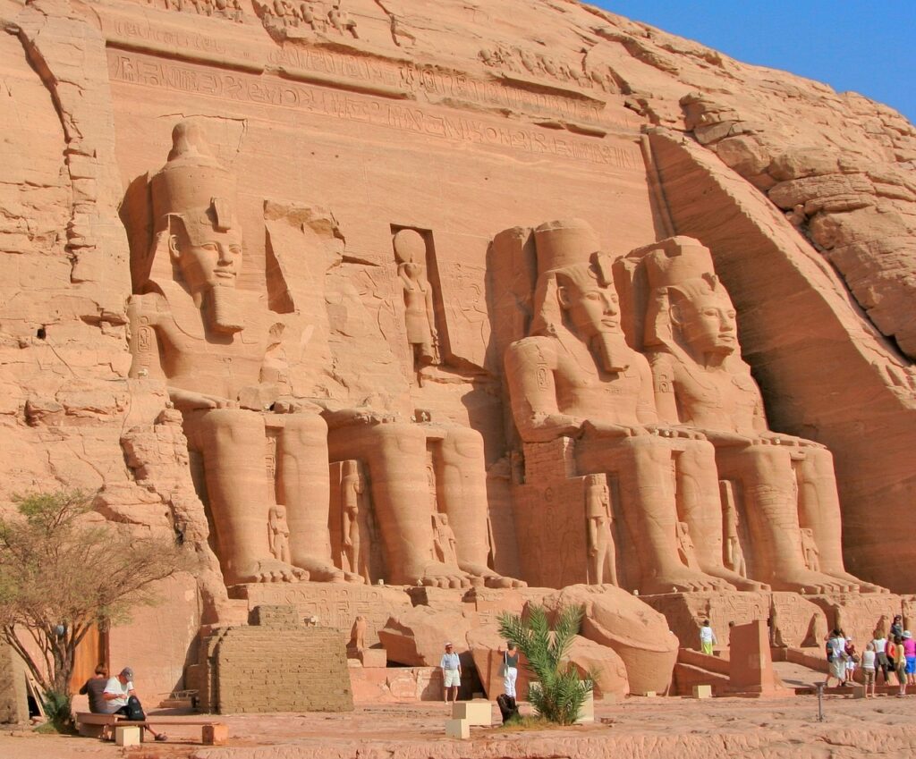 egipto en enero, aswan, abu simbel