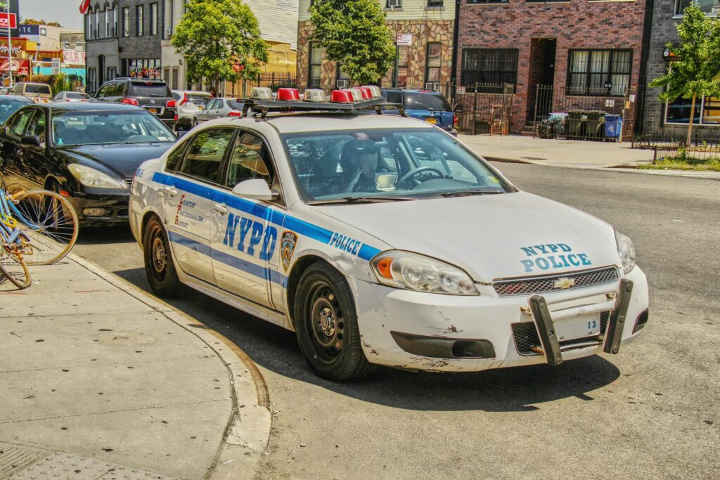 coche de policia de nueva york
