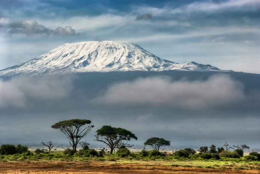 Amboseli con el Kilimanjaro al fondo
