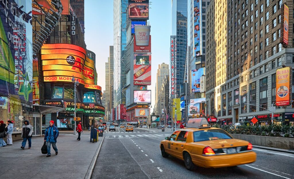 Times Square de dia, Nueva York