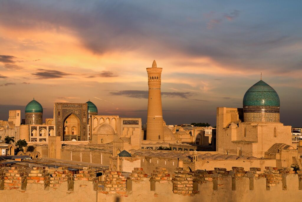 Mezquita Pol Kalon en Bujara Uzbekistan