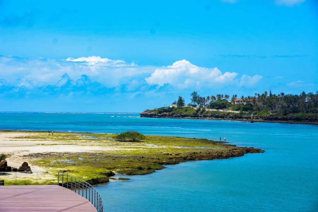 mombasa, beach, nyali Kenia