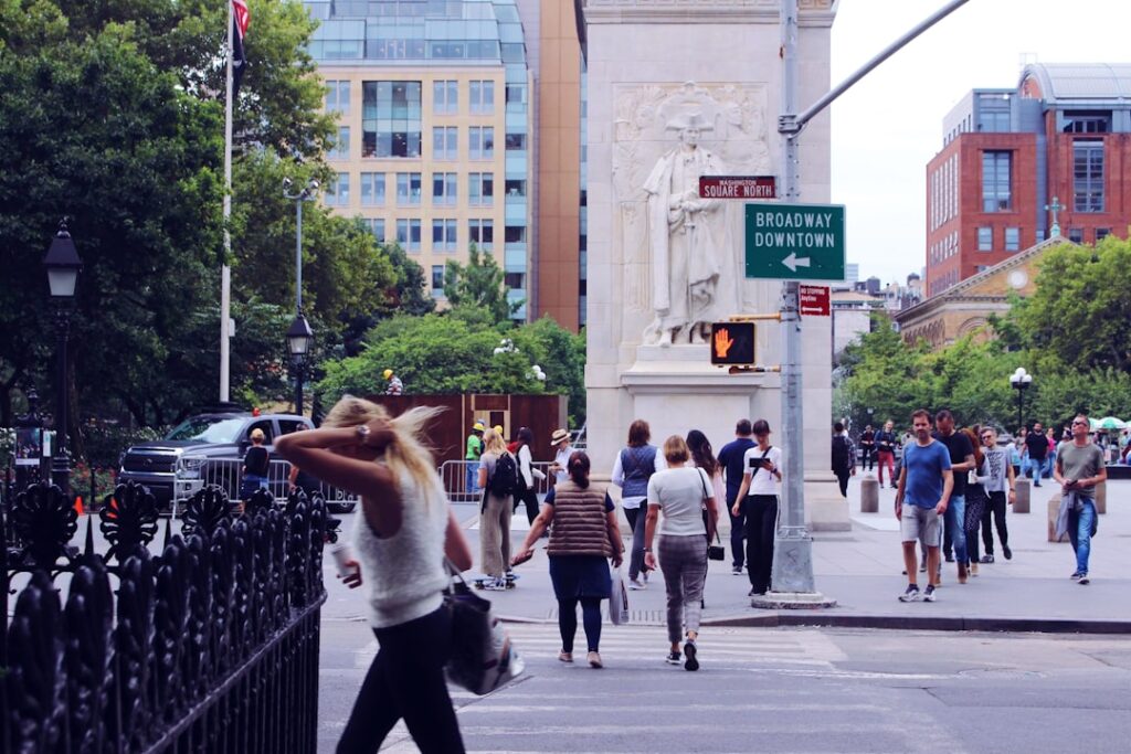 Calle de Greenwich Village en Nueva York
