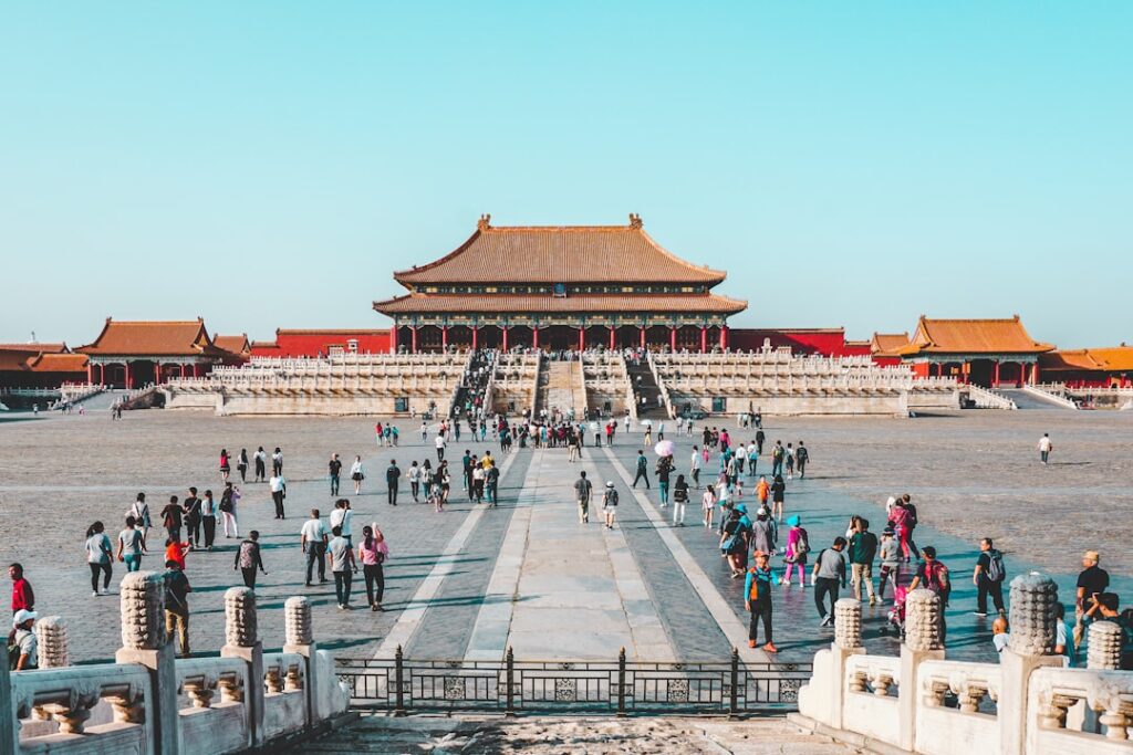 Ciudad Prohibida de Pekín durante una visita a China