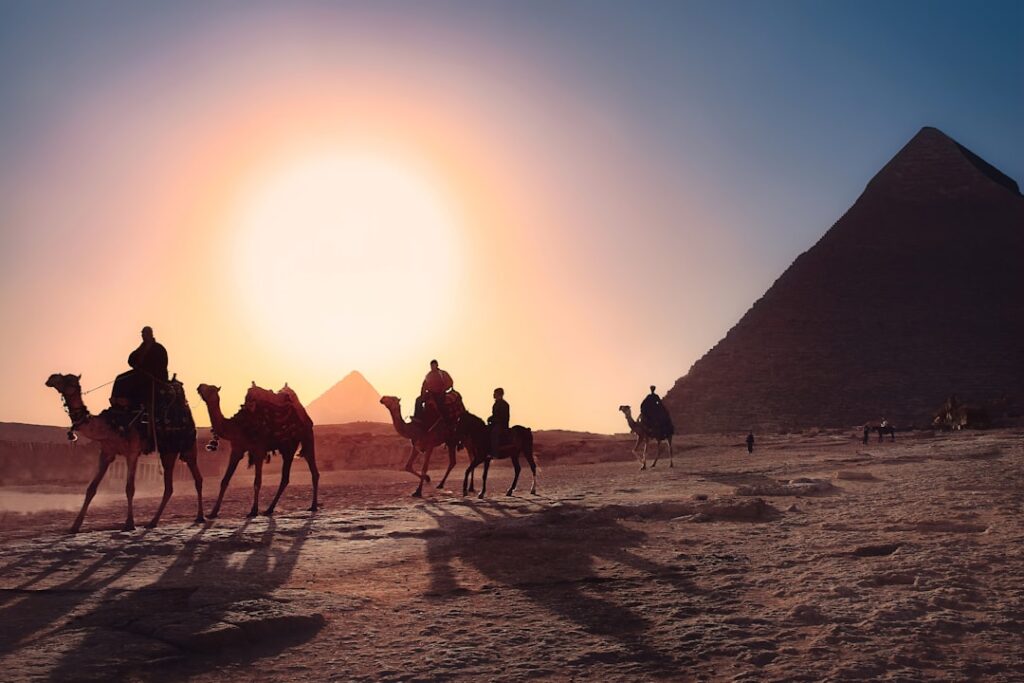 Pirámides de Egipto en un viaje por el país