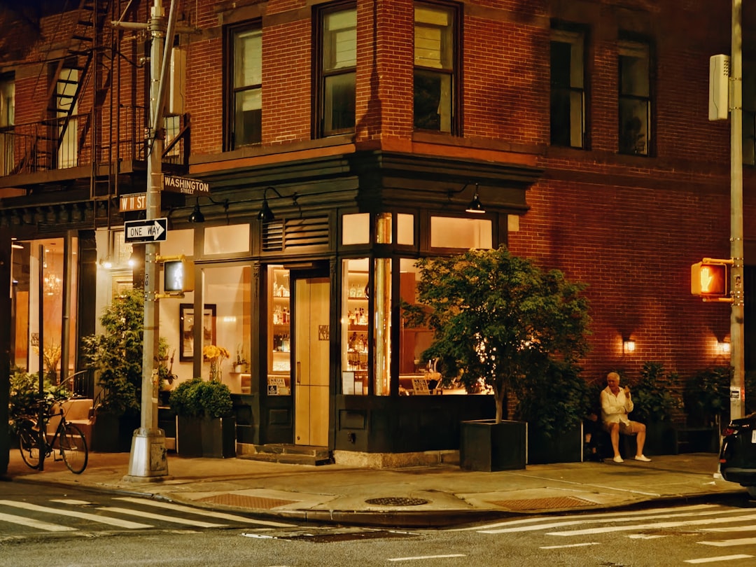 Escena urbana en Greenwich Village, Nueva York