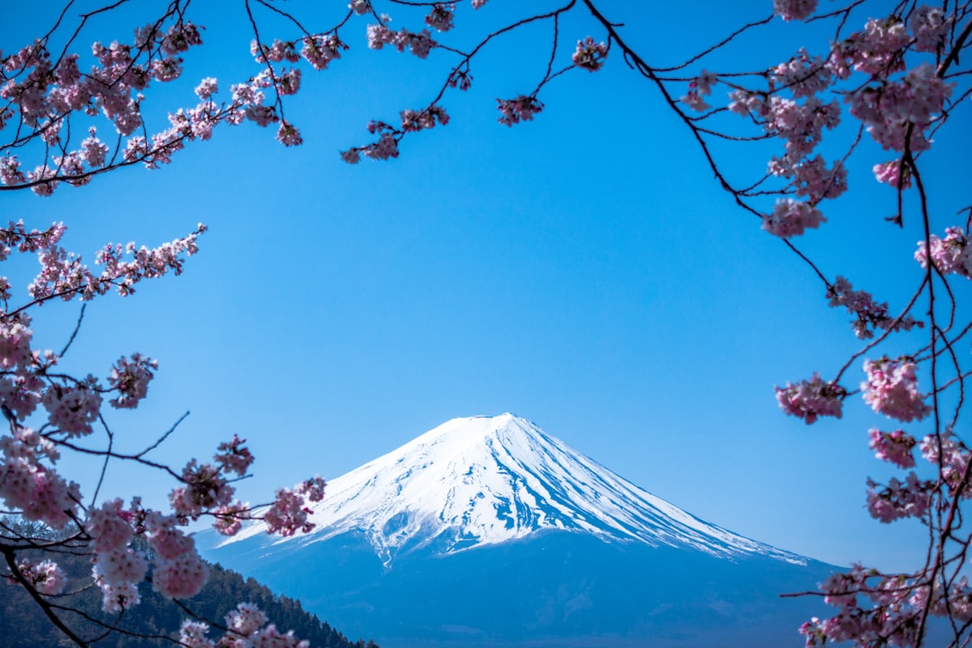 Monte Fuji en primavera en Japón