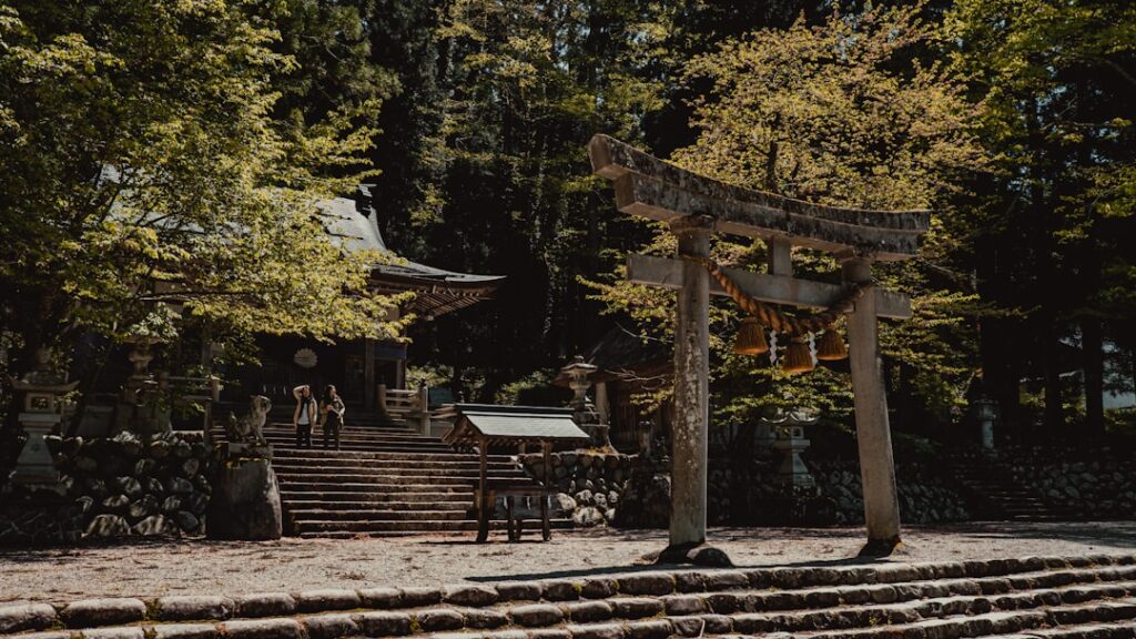 Festival tradicional en Japón en verano
