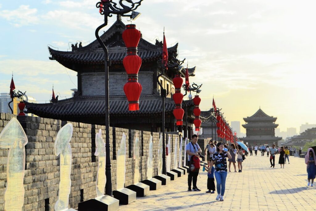 Muralla histórica de Xi'an en China