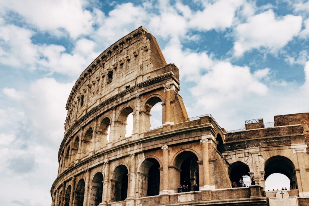 Coliseo de Roma durante una escapada de diciembre