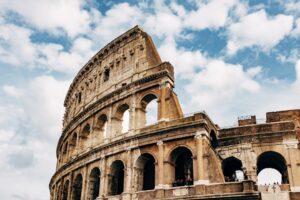 Coliseo de Roma durante una escapada de diciembre