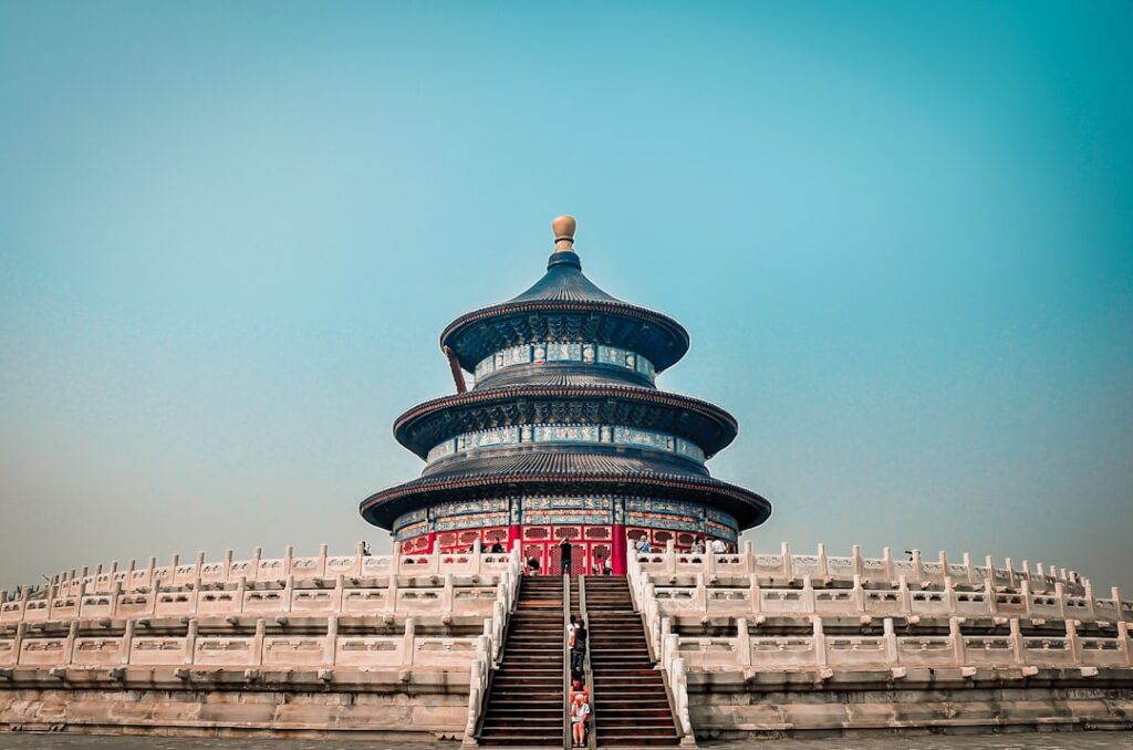 Templo del Cielo en Pekín durante un viaje a China