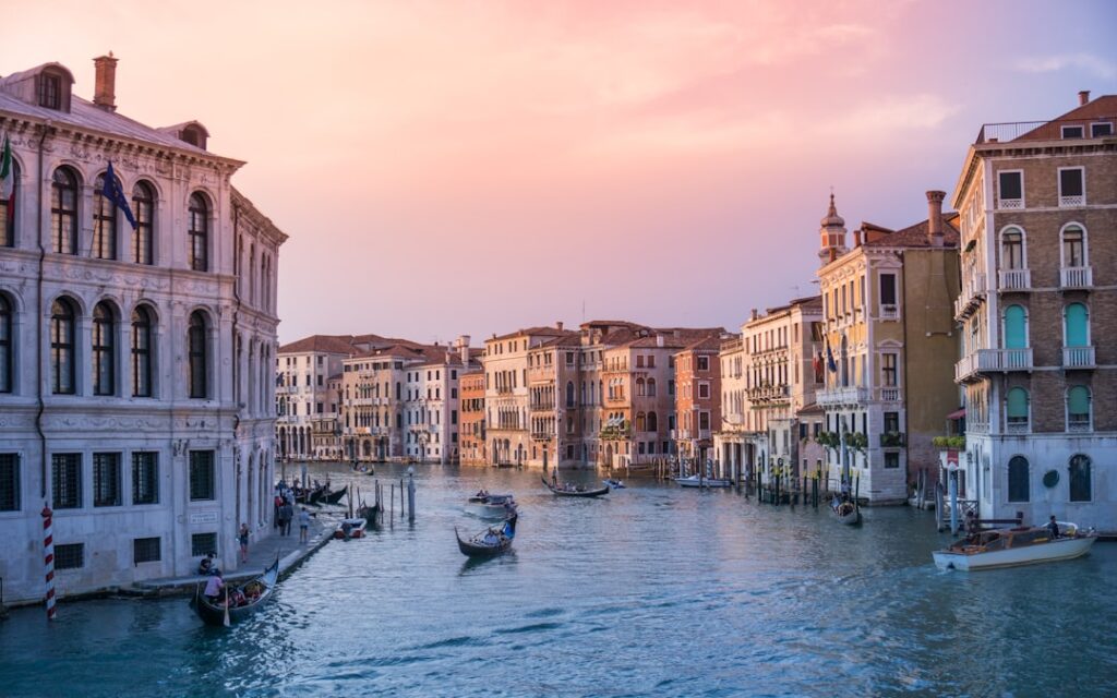 Canal de Venecia durante una escapada en diciembre