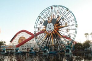 Noria de un parque temático en California